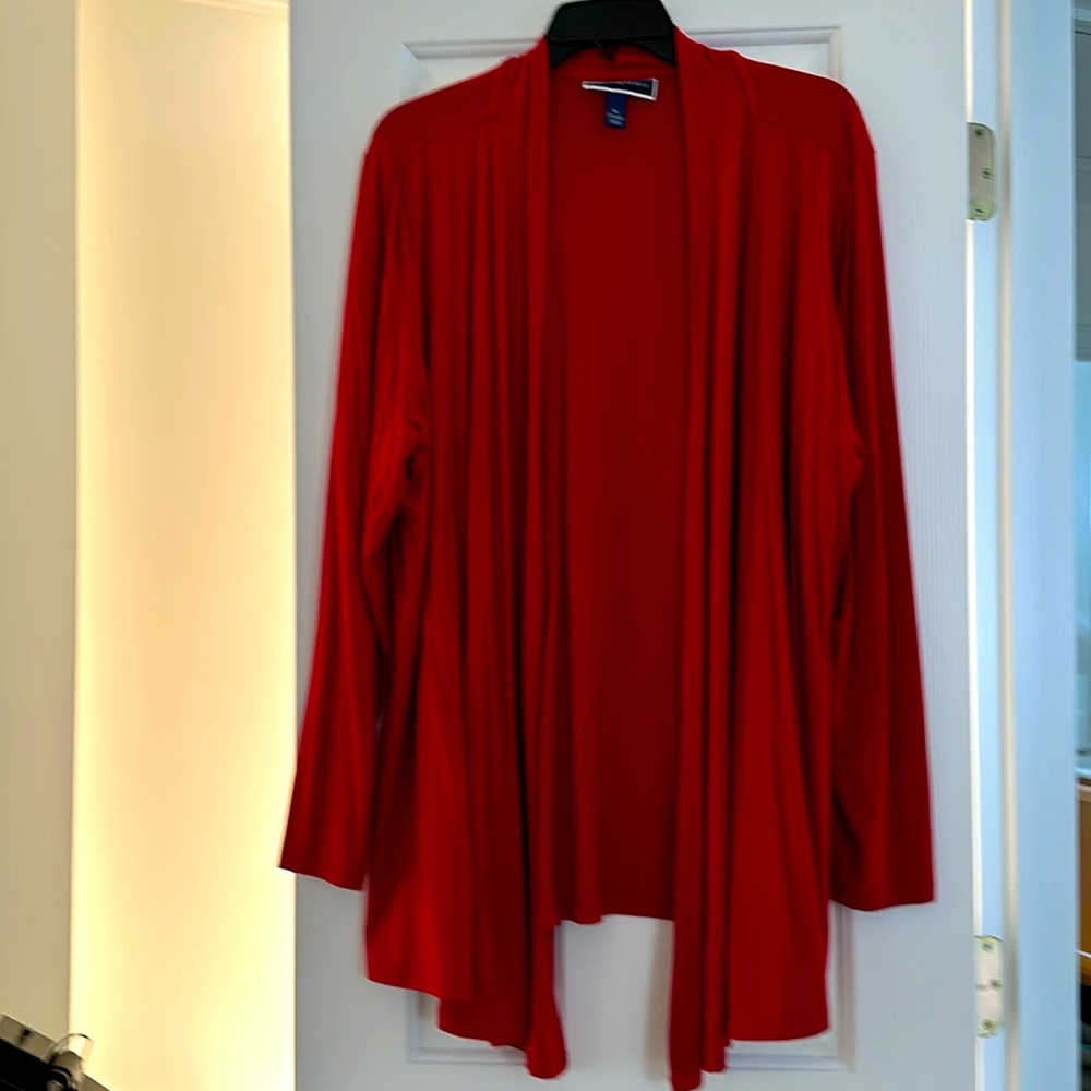 Karen Scott open front Cardigan